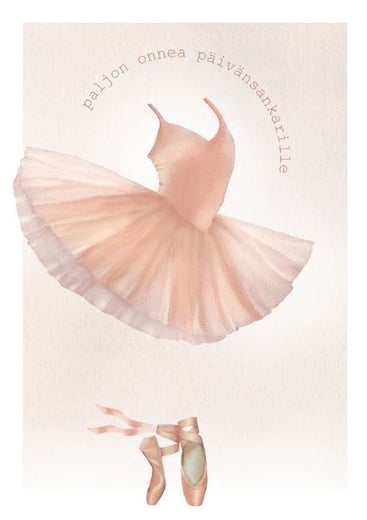 Henna Adel postikortti Ballerina-asu