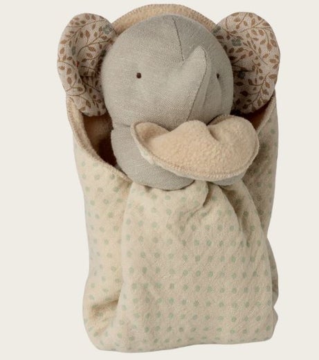 Maileg pehmo+uniriepu Lullaby Friends Norsu Mini